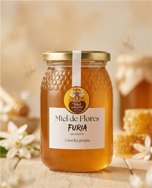 Miel de Flores - 500 gr-izquierda