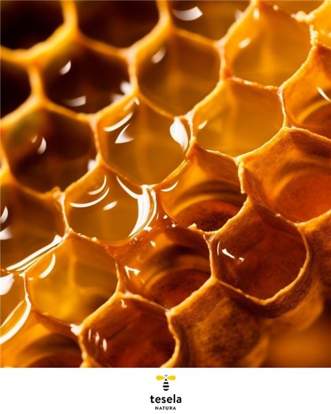 Reine Bienenhonig, rohe Zitronenhonig - Tesela 320 g-izquierda