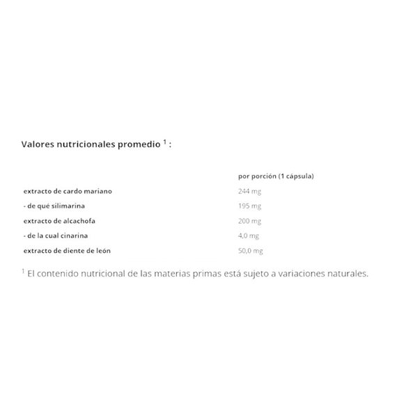 Milk Thistle Extract 90 Caps-detalle