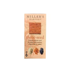 Biscuits de récolte de Miller avec des graines de lin, de sésame et de pavot 125g