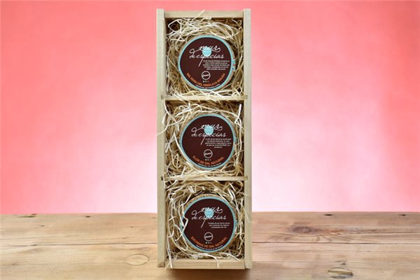 Mini Geschenkkorb Gourmet-Salze-detalle