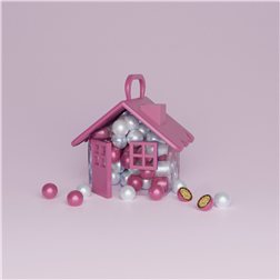 Mini Chococranch Deluxe Pink-Pearl House 160 g