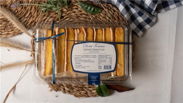 Mini corbatas de hojaldre 200g.-detalle