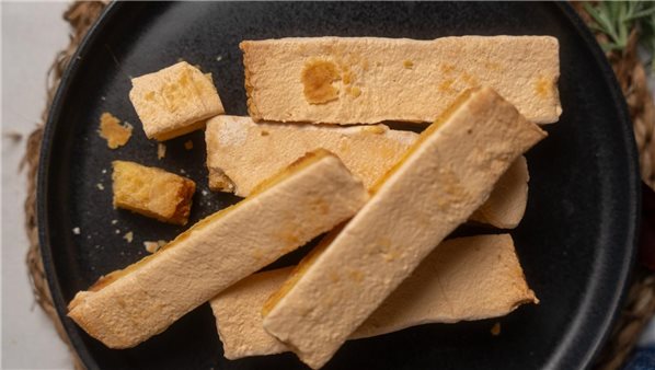 Mini corbatas de hojaldre 200g.-trasera