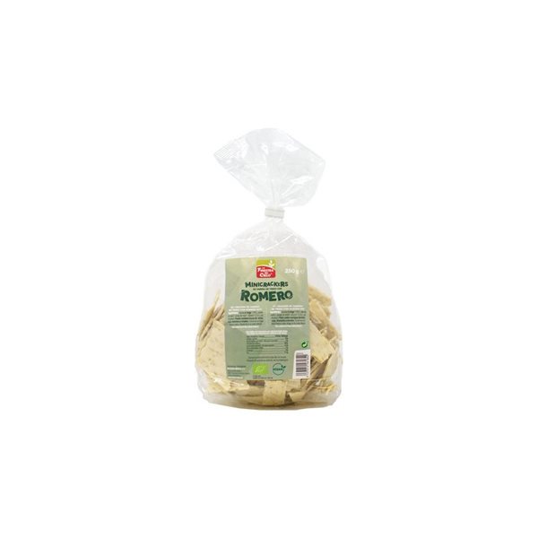 Mini-Weizen-Cracker mit Bio-Rosmarin 250g La Finestra sul Cielo-detalle