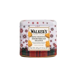 Mini Festive Shortbread Shapes 100g Walkers