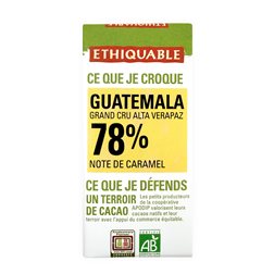 Mini-Tafel Schokolade 78% Guatemala BIO 30 g