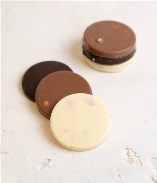 Mini tortas 3 Chocolates artesanos 180 g-detalle