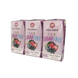 Minibrick Bio-Waldfrucht mit Stevia 3x200ml Hollinger