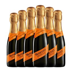 Mionetto Brut Prosecco Prestige Botellín 20 cl Espumoso Blanco (Caja de 6 unidades)