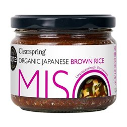Miso de arroz integral sin pasteurizar BIO 300g - Clearspring
