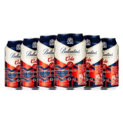 Mixer Ballantine's Lata 33 cl Cola, Whisky (Caja de 6 unidades)