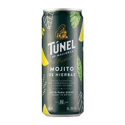 Mixer Caja de 12 unidades Antonio Nadal Túnel 8º Lata 33 cl Hierbas, Mojito