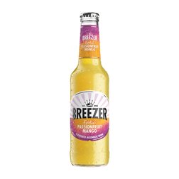 Mixer Caja de 12 unidades Bacardí Breezer Botellín 27 cl Passion Fruit — Fruta de La Pasión, Mango