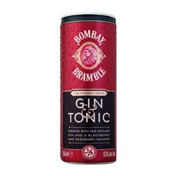 Mixer Caja de 12 unidades Bombay Sapphire Lata 25 cl GinTonic — Gin Tonic, Blackberry — Mora