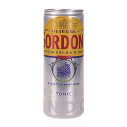 Mixer Caja de 12 unidades Gordon's Gin & Tónica Lata 25 cl