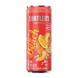 Mixer Caja de 12 unidades Shatler's Cocktails Botellín 25 cl Pfirsich — Melocotón, Orange — Naranja, Vodka