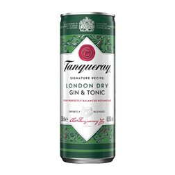 Mixer Caja de 12 unidades Tanqueray Lata 25 cl GinTonic — Gin Tonic