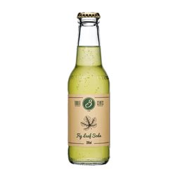 Mixer Caja de 24 unidades Coca-Cola Three Cents Hoja de Higuera Botellín 20 cl Soda