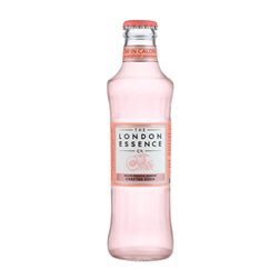 Mixer Caja de 24 unidades The London Essence Botellín 20 cl Jasmine — Jazmín, Peach — Melocotón, Soda