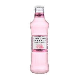 Mixer Caja de 24 unidades The London Essence Botellín 20 cl Pink Grapefruit — Pomelo Rosa, Tonic Water — Tónica, Pepper — Pimienta