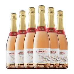 Molí Parellada Clos la Soleya Trepat Brut Cava 75 cl Espumoso Rosado (Caja de 6 unidades)