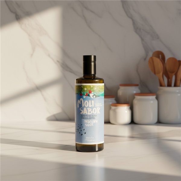 Molisabor Arbequina 500 ml-detalle