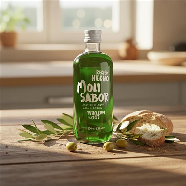 Molisabor Picual Primer Día de Cosecha 500 ml-lateral