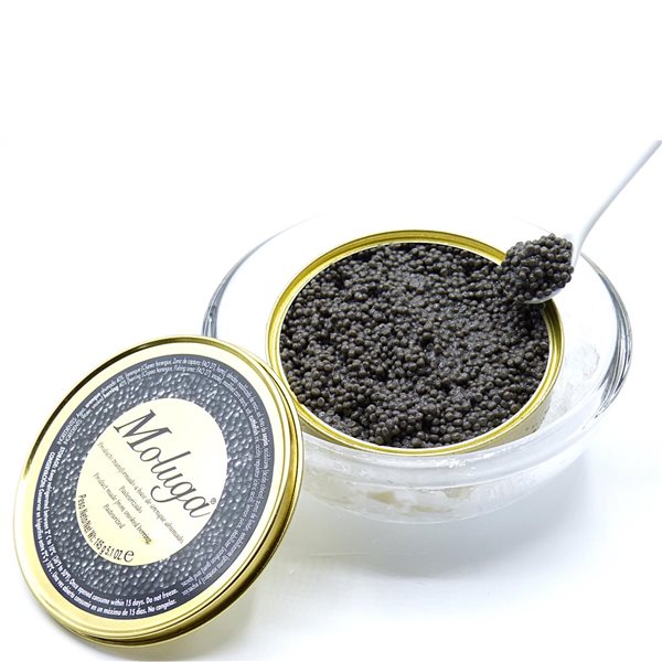 MOLUGA, esferas de arenque ahumado 145g-detalle