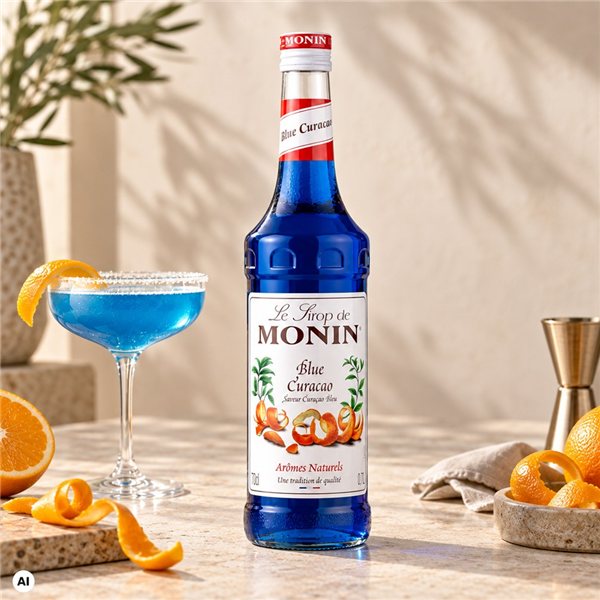 Monin Curacao Blue-detalle