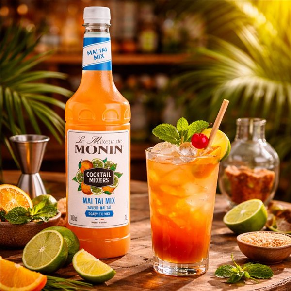 Monin Le Mixeur Mai Tai PET 1L.-lateral