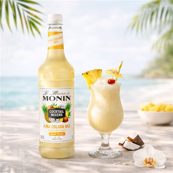 Monin Le Mixeur Piña Colada PET 1L.-lateral