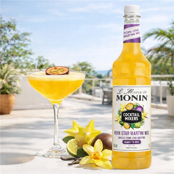 Monin Le Mixeur Porn Star Martini PET 1L.-lateral