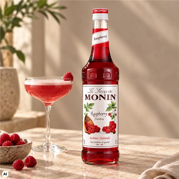 Sirope Monin Frambuesa-detalle
