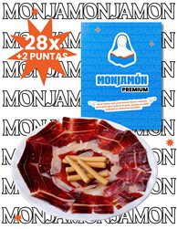Monjamón Pasión +50 Meses Loncheado a Cuchillo | 30 Sobres 80 g + 2 Puntas