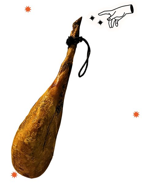 Monjamón Pasión XL +50 Meses Loncheado a Cuchillo | 40 Sobres 80 g + 3 Puntas-detalle