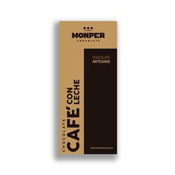 Monper - Milk Chocolate Café 85g | 35% Cocoa and Colombian Arabica Coffee