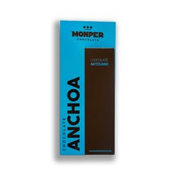 Monper - Chocolate with Anchovy 85g | Bold flavor that combines sweet and salty, unique gourmet experience