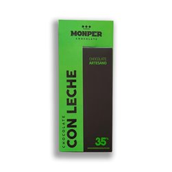 Monper – Chocolate con Leche 35% 85g | Cremoso, artesanal y lleno de sabor auténtico