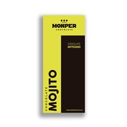 Monper - Chocolate with Mojito 85g | 36% Cocoa and refreshing essence of lime and spearmint
