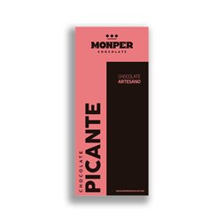 Monper – Chocolate Picante 85g | Cacao 72% y toque de chile artesanal
