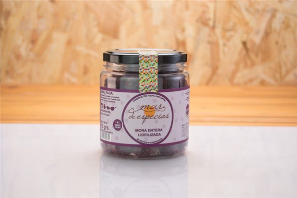 Ganze gefriergetrocknete Brombeere-trasera