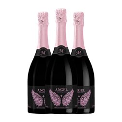 Moratalla Ángel Bobal Brut Nature Manchuela Rosé — Rosado 75 cl Espumoso Rosado (Caja de 3 unidades)