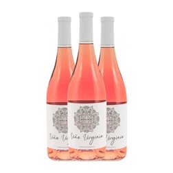 Moratalla Viña Virginia Bobal Seco Manchuela Rosé — Rosado 75 cl Vino Rosado (Caja de 3 unidades)