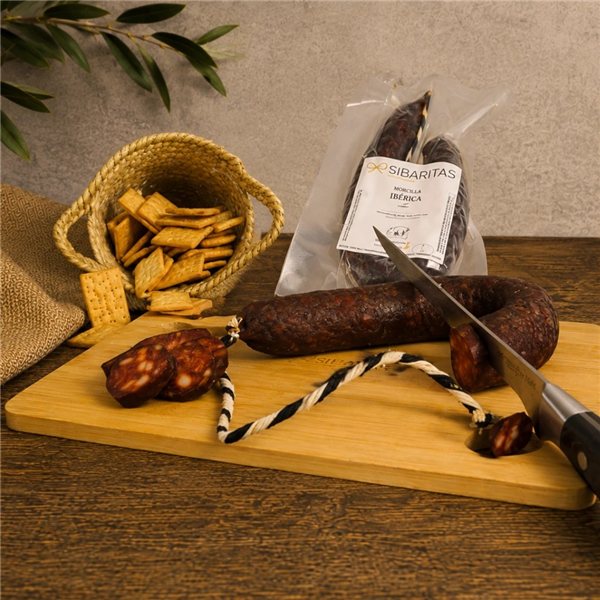 Morcilla ibérica (peso aprox. 0,25-0,3 kg)-detalle