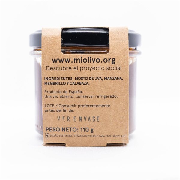 Mostillo artesanal 110 g | Producto solidario-lateral