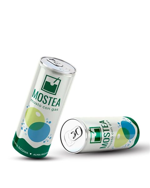 Moût de raisin blanc pétillant, Mostea (24 unités)-detalle