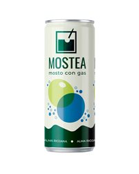 Weißer Traubensaft mit Kohlensäure, Mostea (24 Einheiten)