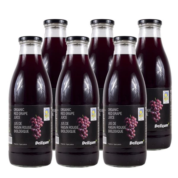 Bio Rotweinmost 6x750ml Delizum-detalle