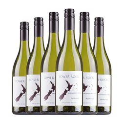Mount Riley Tower Rock Sauvignon Trocken — Seco Marlborough 75 cl Vino Blanco (Caja de 6 unidades)